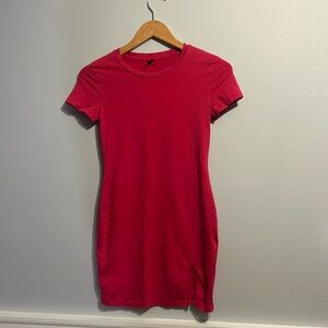 Hot Pink woman XS dress Shein